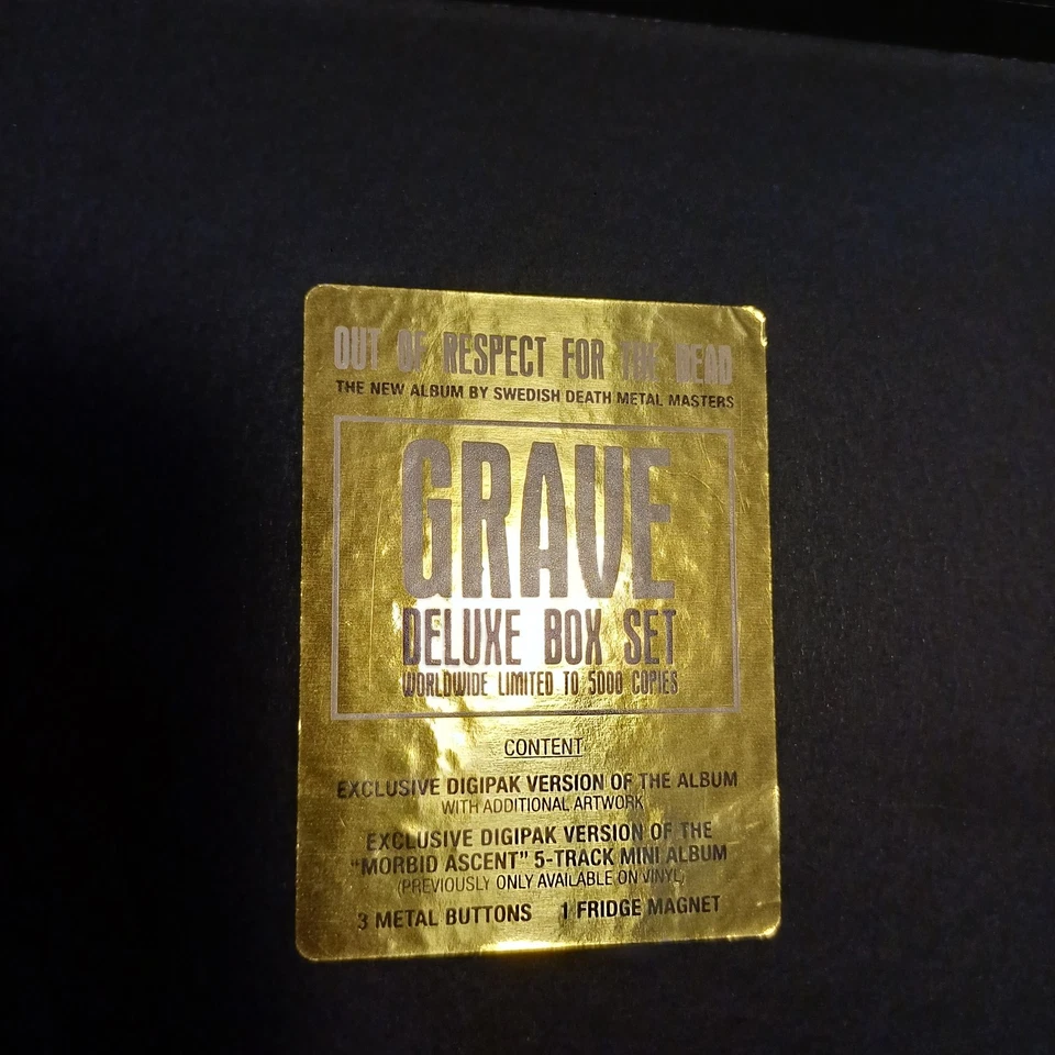 GRAVE-Out Of Respect For The Dead Limited CD BOX Set Entombed,Death,Dismember - Bild 4 von 4
