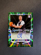 2024 Donruss Cam Spencer RC Rookie Auto Signature Series Green Lazer #d 34/75