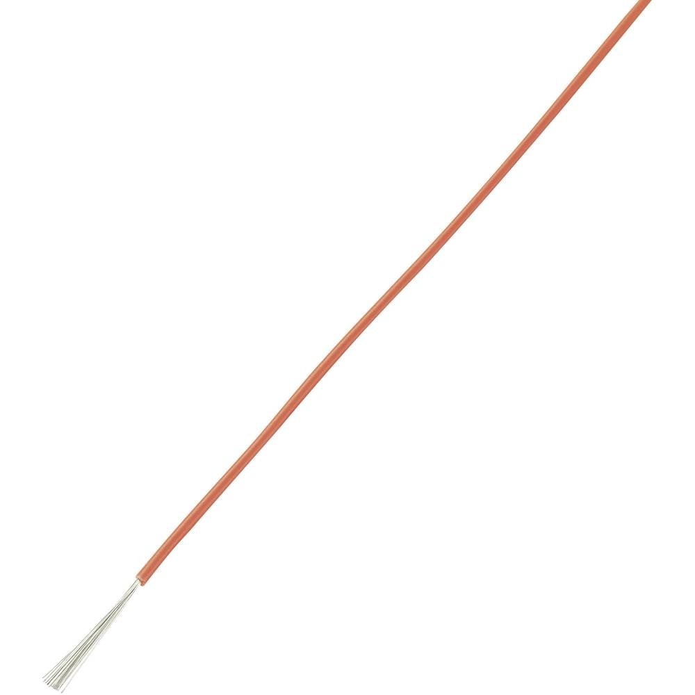 Câble électrique LiY 1x1.50 mm² rouge TRU COMPONENTS 1566841 pour armoire de commande