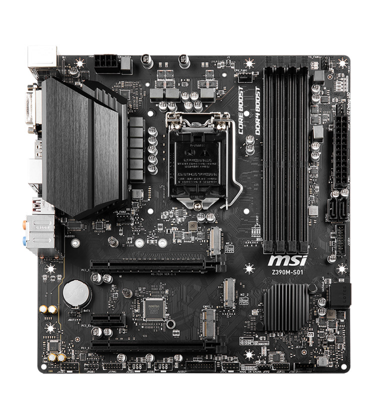 MSI Z390M-S01 mATX Gaming Motherboard LGA1151 For Intel 8th 9th gen i3 i5 i7 i9