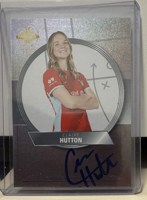 #ad #ad 2024 PARKSIDE NWSL #SS CH CLAIRE HUTTON SIGNATURE SERIES FOIL 19 99 RC AUTO $80.00