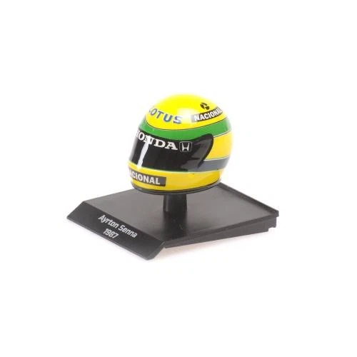 1:10 MINICHAMPS Casco Ayrton Senna F1 1987 540388712 - Immagine 2 di 2