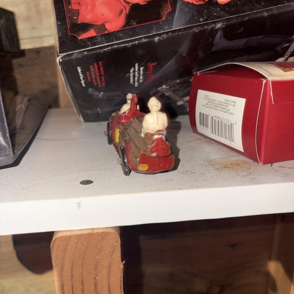 Caminhão de bombeiros vintage Barclay Ladder da década de 1930/truque de brinquedo antigo - Imagem 4 de 4