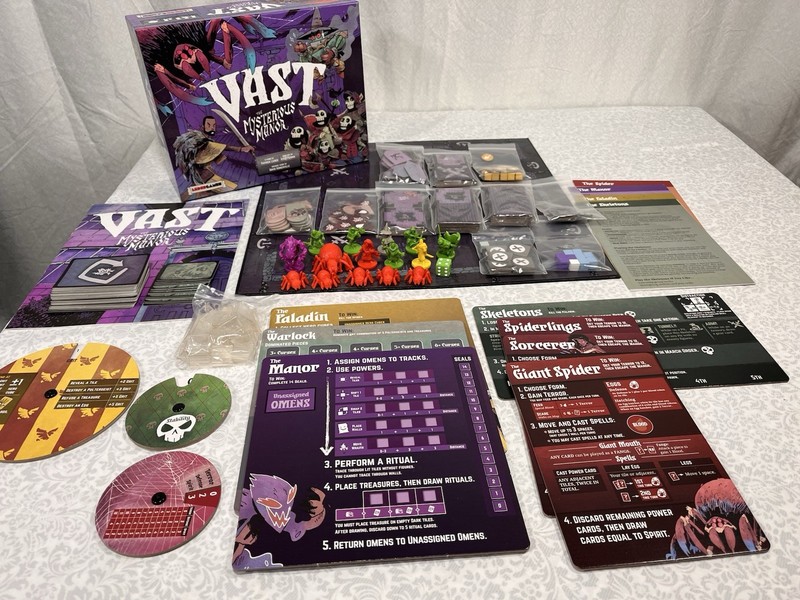 Leder Games: Vast: The Mysterious Manor - Board Game - [Lightly Played] Complete