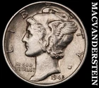 1945 Mercury Dime- Silver- Scarce Better Date No Reserve #J4979