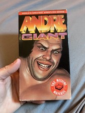 Andre the Giant VHS Wrestling WWF/WCW Coliseum Video Lost Matches