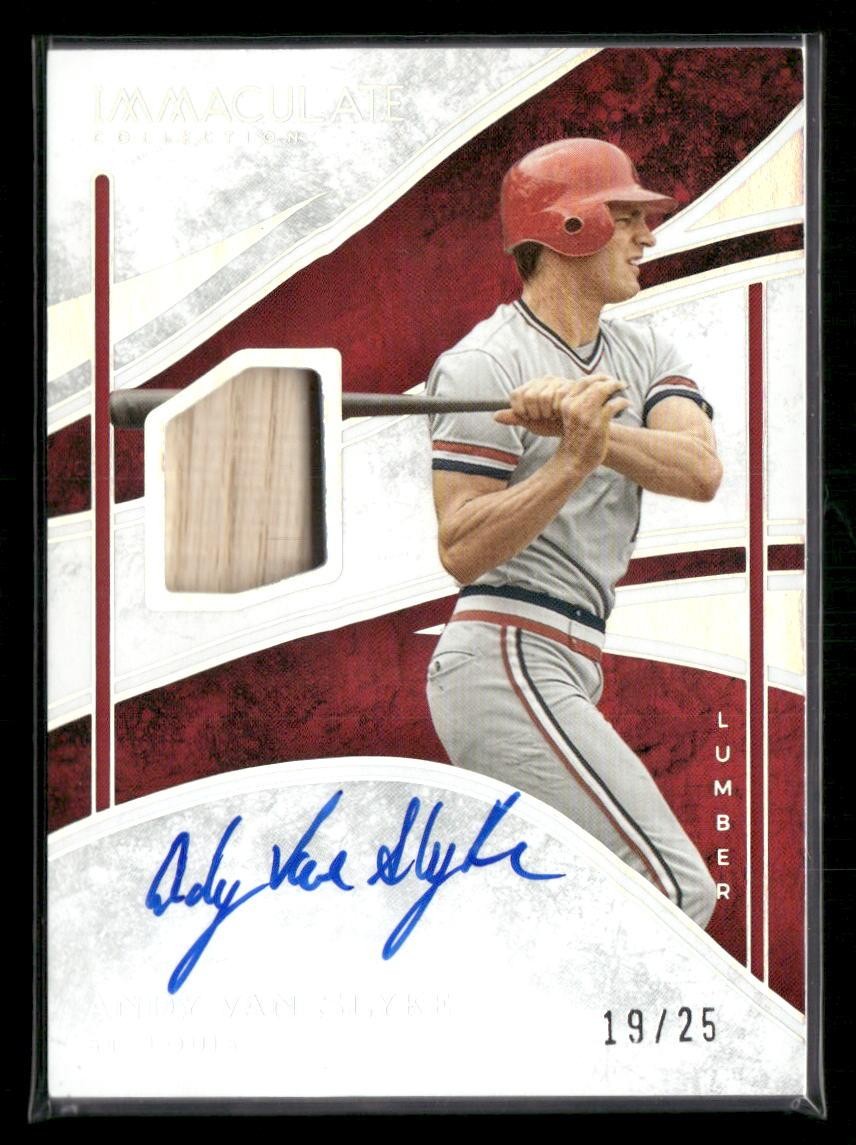 2026 Immaculate Collection Andy Van Slyke Immaculate Lumber Auto Silver #/25