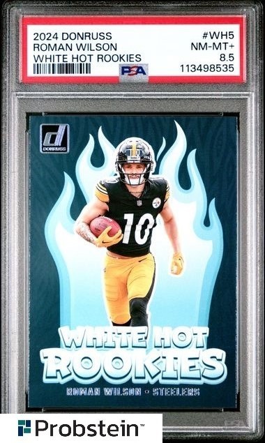 Roman Wilson Panini Donruss White Hot Rookies #WH5 Base