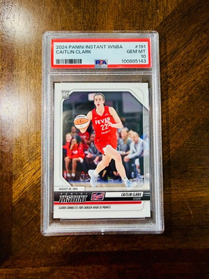 #ad 2024 Caitlin Clark RC PSA 10 GEM Rookie Numbered # WNBA Fever 191 $119.00