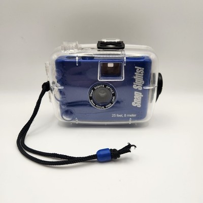 Snap Sights Underwater Camera 35mm Film Reusable. Blue. Not Film Tested 