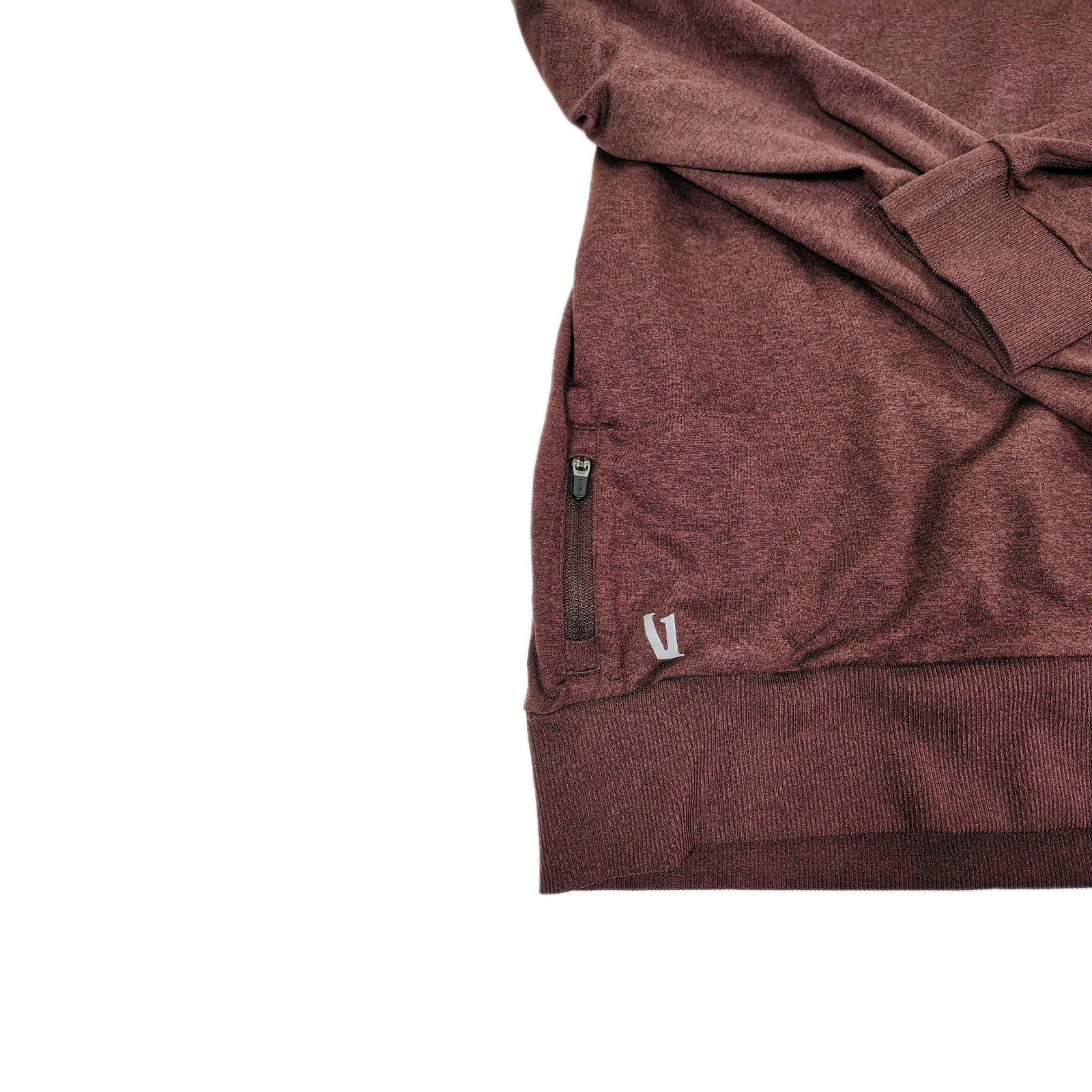 Vuori Shirt Mens XL Burgundy Ponto Performance Crew Dreamknit Stretch Active