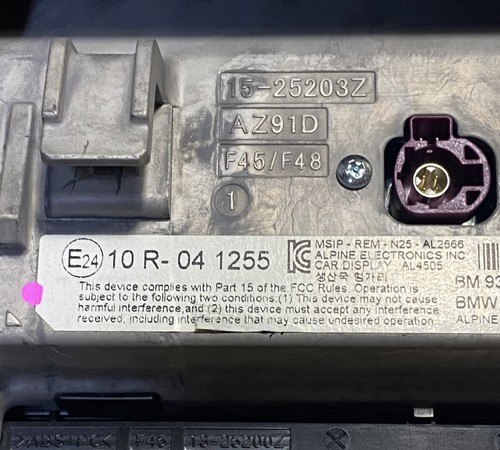 Pantalla de navegación BMW Serie 2 9370871 - Imagen 4 de 7