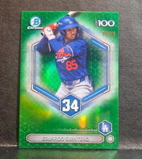 2026 Bowman Eduardo Quintero Bowman Scouts Green Refractor /99 Dodgers