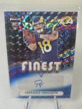 Terrance Ferguson #RFA-TF Rookie Finest Blue Geometric Auto 94/99  LA Rams
