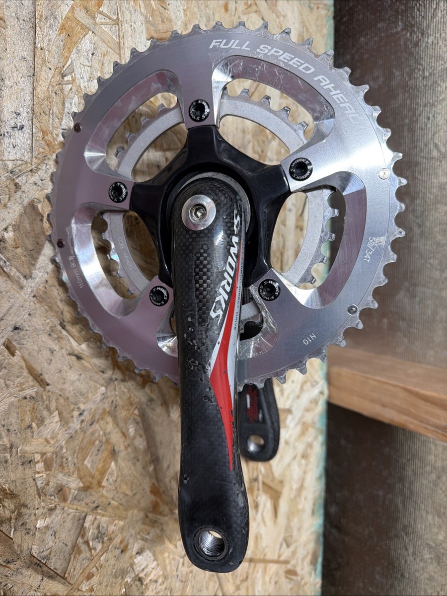 175mm Specialized S-Works Carbon FACT 175 Crankset 50/34 FSA