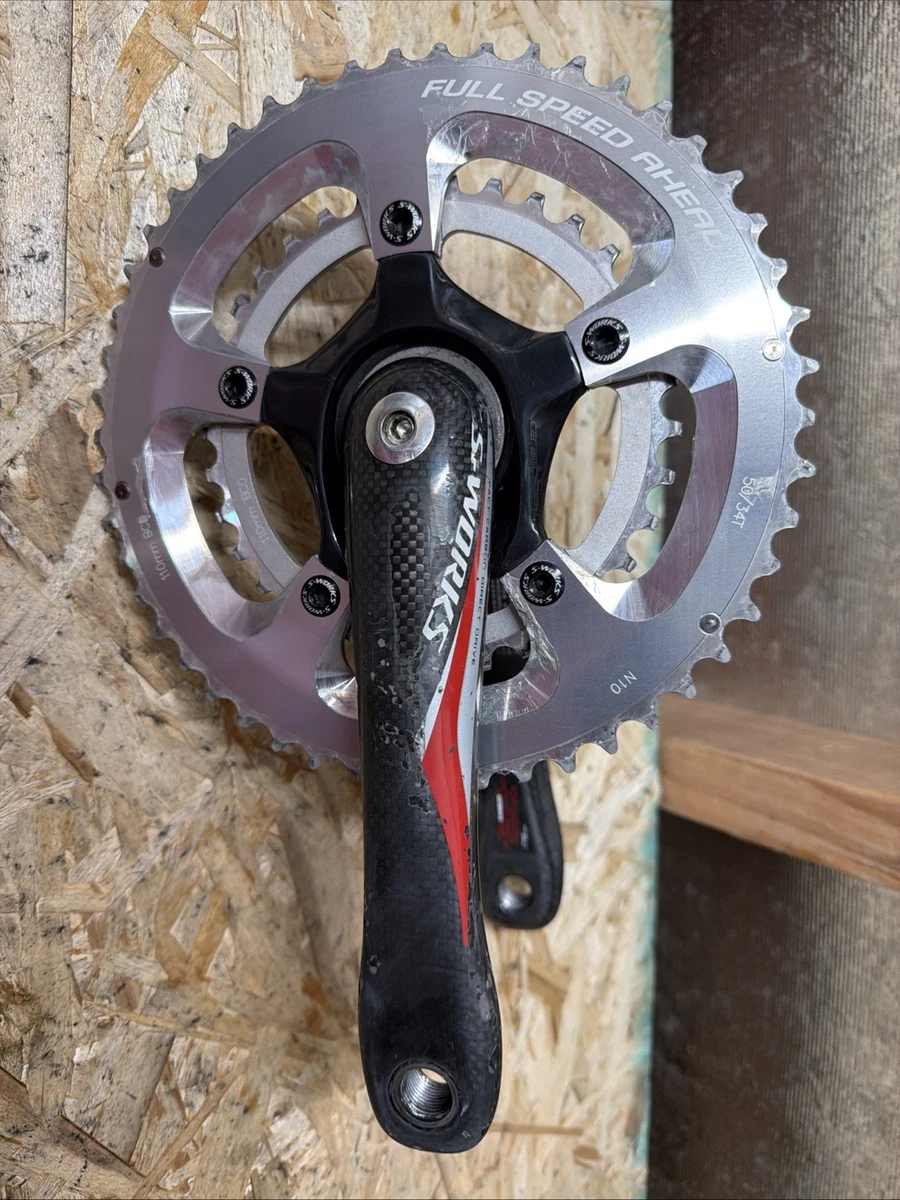 175mm Specialized S-Works Carbon FACT 175 Crankset 50/34 FSA