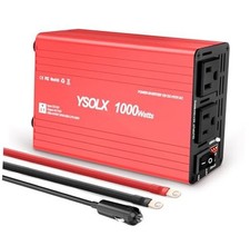 Power Inverter 12V to 110V - DC to AC Converter with USB-C 65W/USB-A 1000W