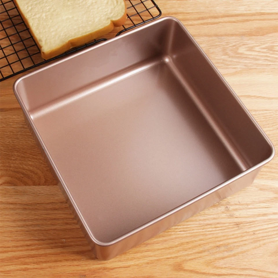 Backform Tragbar Quadrat Schimmel Gerundet Backform Brotbrotdose Eckkante - Bild 2 von 4