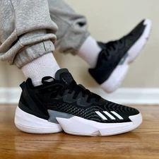 Adidas D.O.N. Issue 4 Men’s Basketball Shoe Athletic Sneaker Black Footwear #505