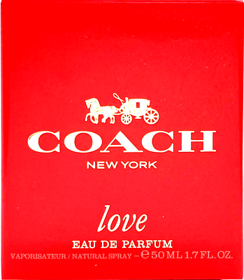 COACH LOVE EAU DE PARFUM SPRAY FOR WOMEN 1.7 Oz / 50 ml BRAND NEW
