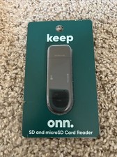 onn SD and microSD card reader