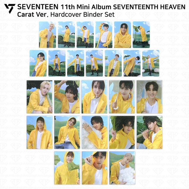 SEVENTEEN 11th Mini Album SEVENTEENTH HEAVEN Hardcover Binder Photocard Set