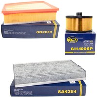 Inspektionspaket Filterset SCT FüR Renault Megane III Megane CC 1.2 Tce
