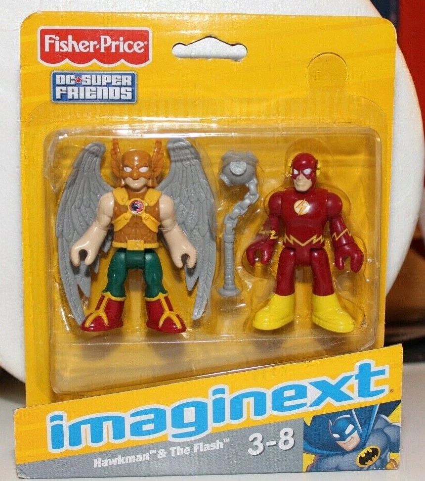 IMAGINEXT DC SUPER FRIENDS HAWKMAN THE FLASH NEW IN PACKAGE