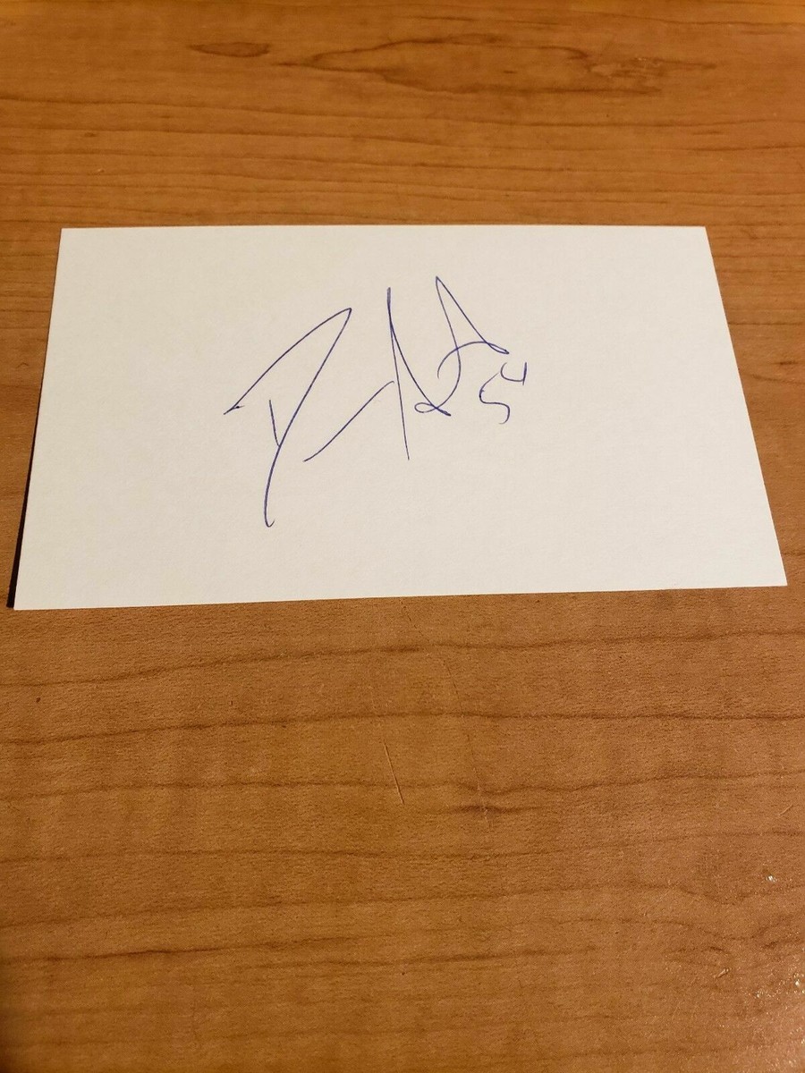 DARRIN SMITH - FOOTBALL - AUTHENTIC AUTOGRAPH SIGNED INDEX CARD