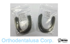 SET OF 400 STAINLESS STEEL WIRES U /L .016'' / 4 BAG OF 100 / ORTHODENTALUSA