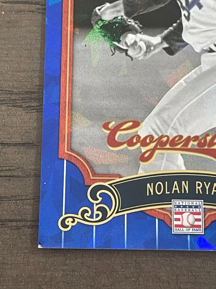 2012 Panini Cooperstown Blue Crystal Nolan Ryan #14 Texas Rangers /499 - Image 2 of 4