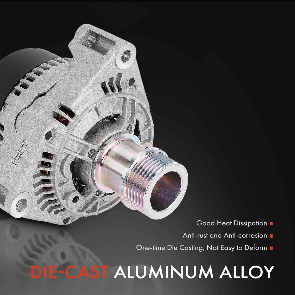 New Alternator for Saab 9-3 1999-2003 900 1994-1998 90 Amp 12 Volt CW 6 Grooves - Image 4 of 4