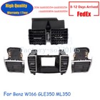 4PCS Front &Rear-Dashboard A/C Air Vent Grille Cover For Benz W166 GLE350 ML350