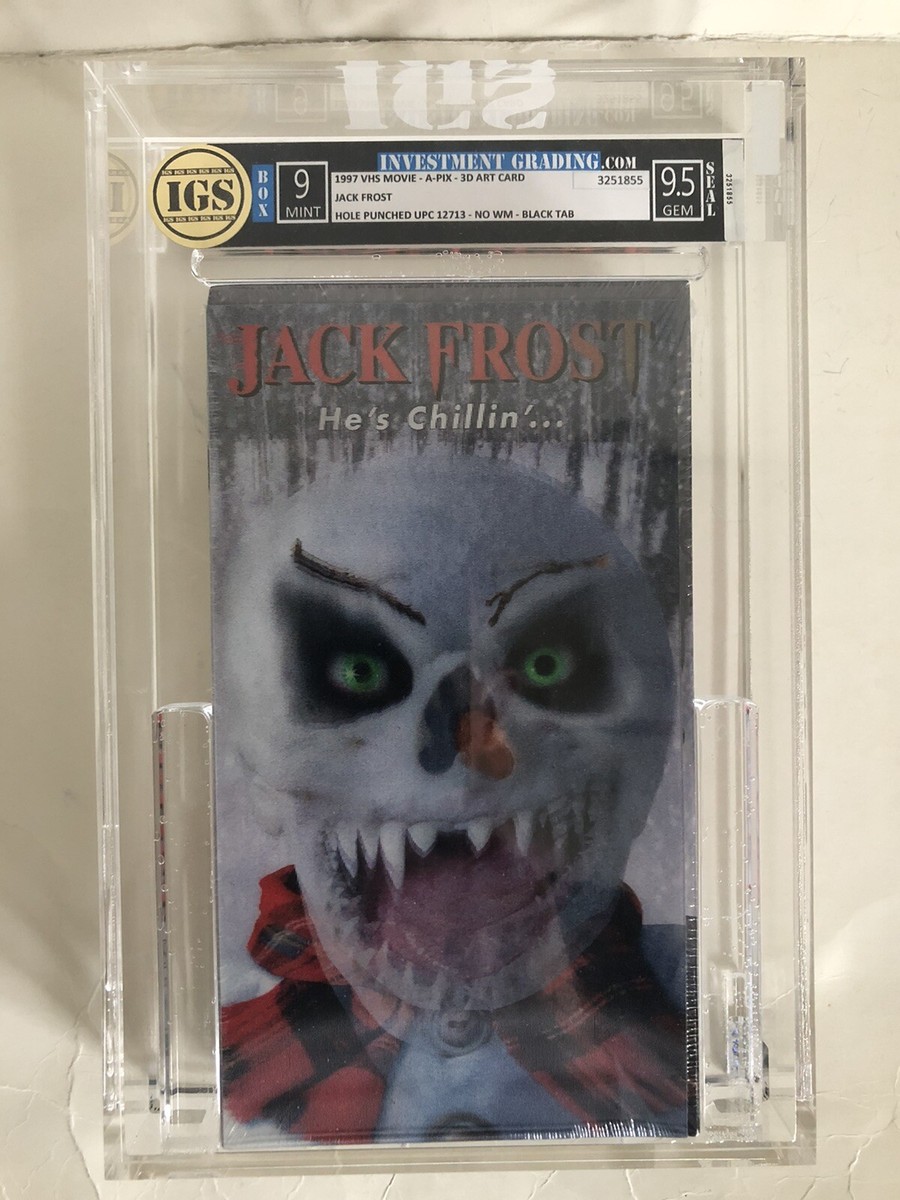 Jack Frost 3D Cover Cult Horror VHS APix Shannon Elizabeth New IGS