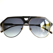 occhiali da sole D&G DOLCE e GABBANA DG 2257 sunglasses black gold pilot big