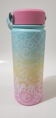Hello Kitty Cafe Exclusive Stainless Steel Thermo Water Bottle 2020 - Picture 4 of 9