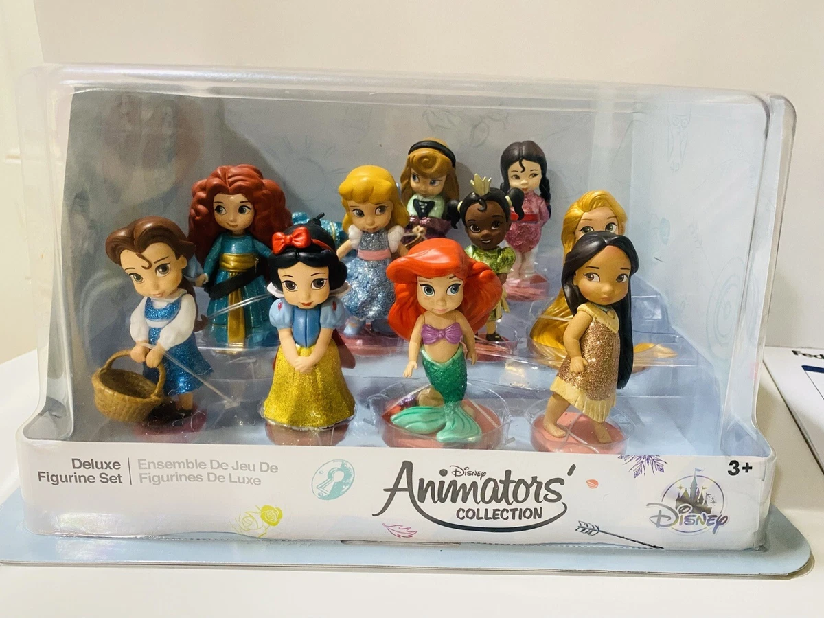 Disney Princess Animator Collection Deluxe Figurine Set New