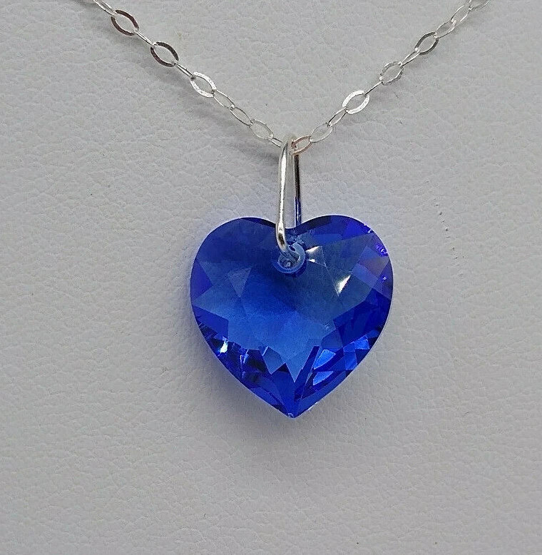 Sapphire necklace swarovski sale