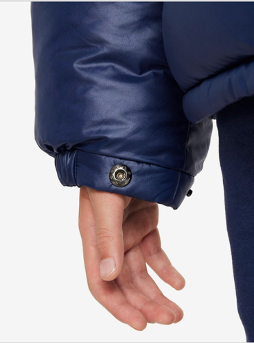 Nike Sportswear Loose Padded Hooded Coat Jacket Blue Therma-FIT Big Kids - Picture 5 of 14