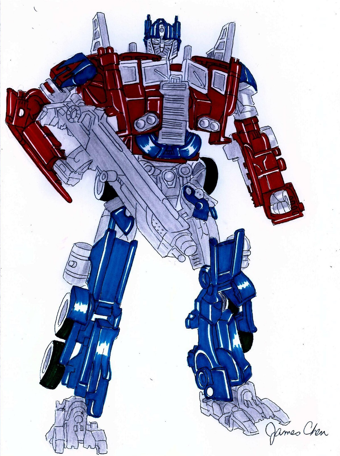 Transformers Optimus Prime Coloring Pages