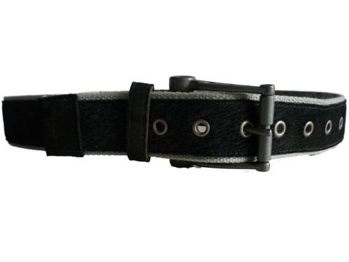 Oakley Repeat Stretch Belt 2006 Vintage Suede Canvas Rare Vintage Retro M 32"–36 - Picture 20 of 24