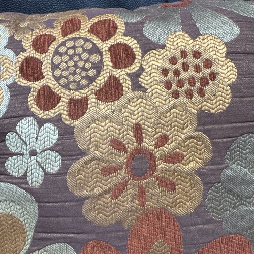 Pier 1 Imports Boho Pillow Browns Reds Yellow Flowers - Picture 8 of 8