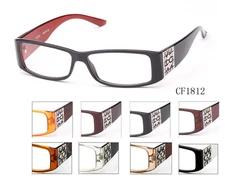 Retro Clear Lens Glasses Classic Rectangle Office Smart Eyewear UV Protected