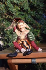 katherine's collection wayne klesk jester doll figurine 10" tall vintage
