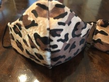 Mask Leopard print High Quality Made In USA New in package. Reversible Also. 