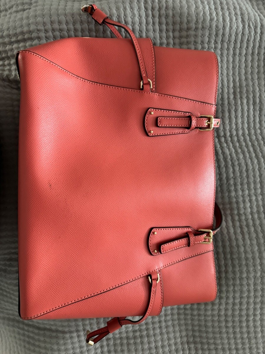 Michael Kors Meduim Saffiano tote. spiced coral | eBay