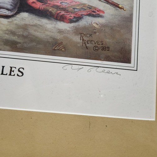 Rick Reeves "Dead Men Tell No Tales" pirate litho, numbered and double signed - Picture 6 of 12