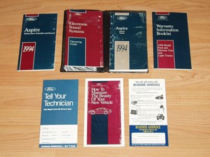 1994 FORD ASPIRE OWNERS MANUAL & LITERATURE PACK | eBay
