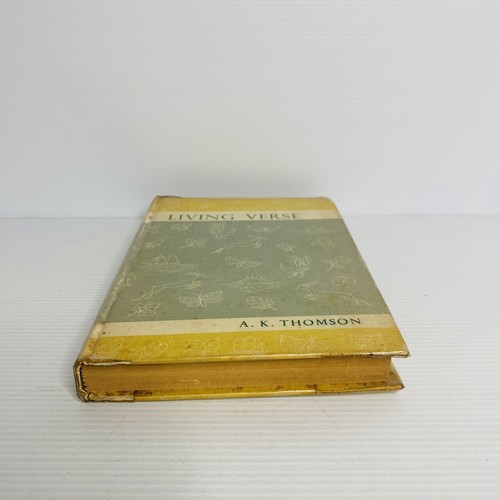 Living Verse, A.K. Thomson 1964 Small Hardcover Poetry Poems Poet Anthology - Picture 8 of 10