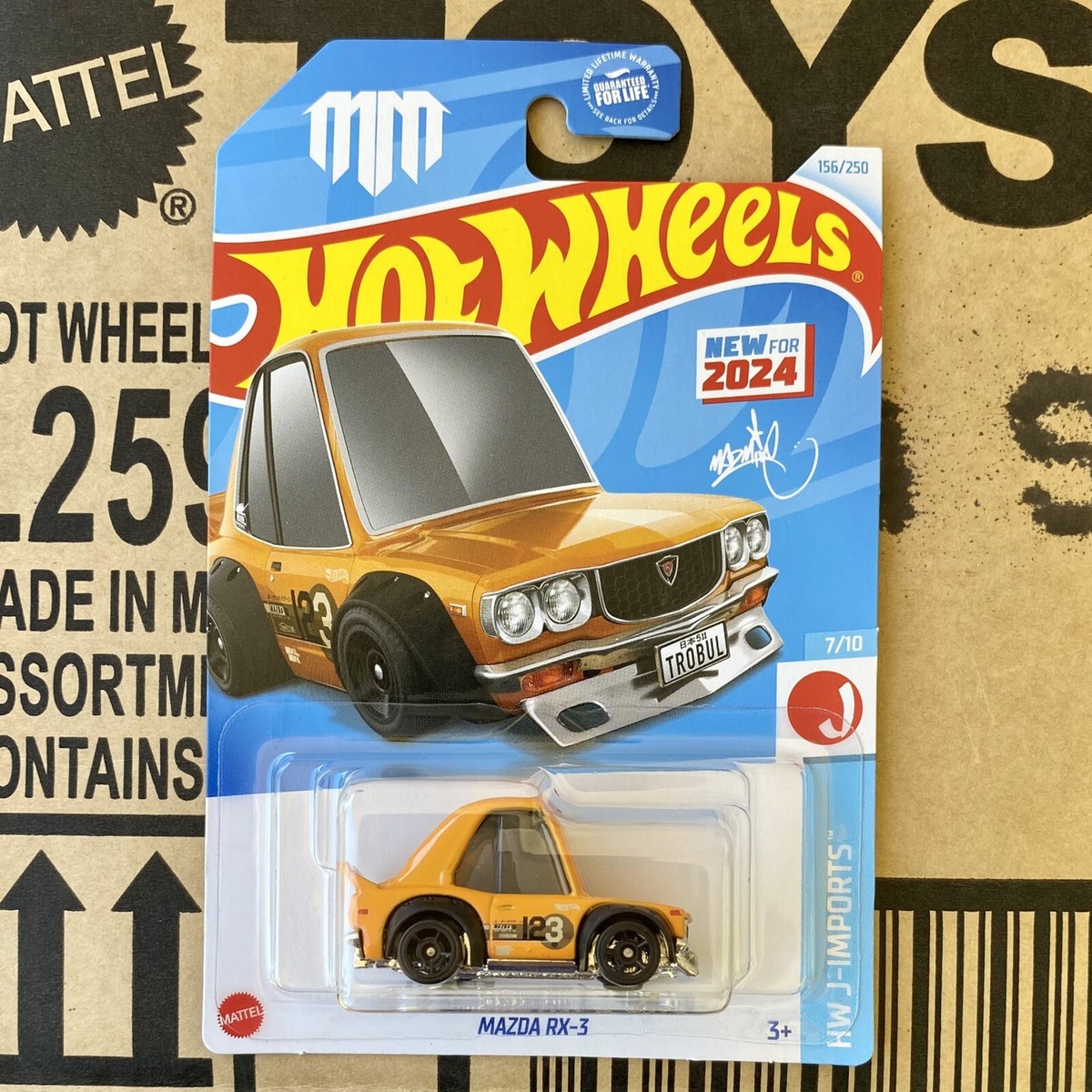 🔥RARE Japanese VHTF 2024 Hot Wheels Mazda RX-3 156/250 J-Imports